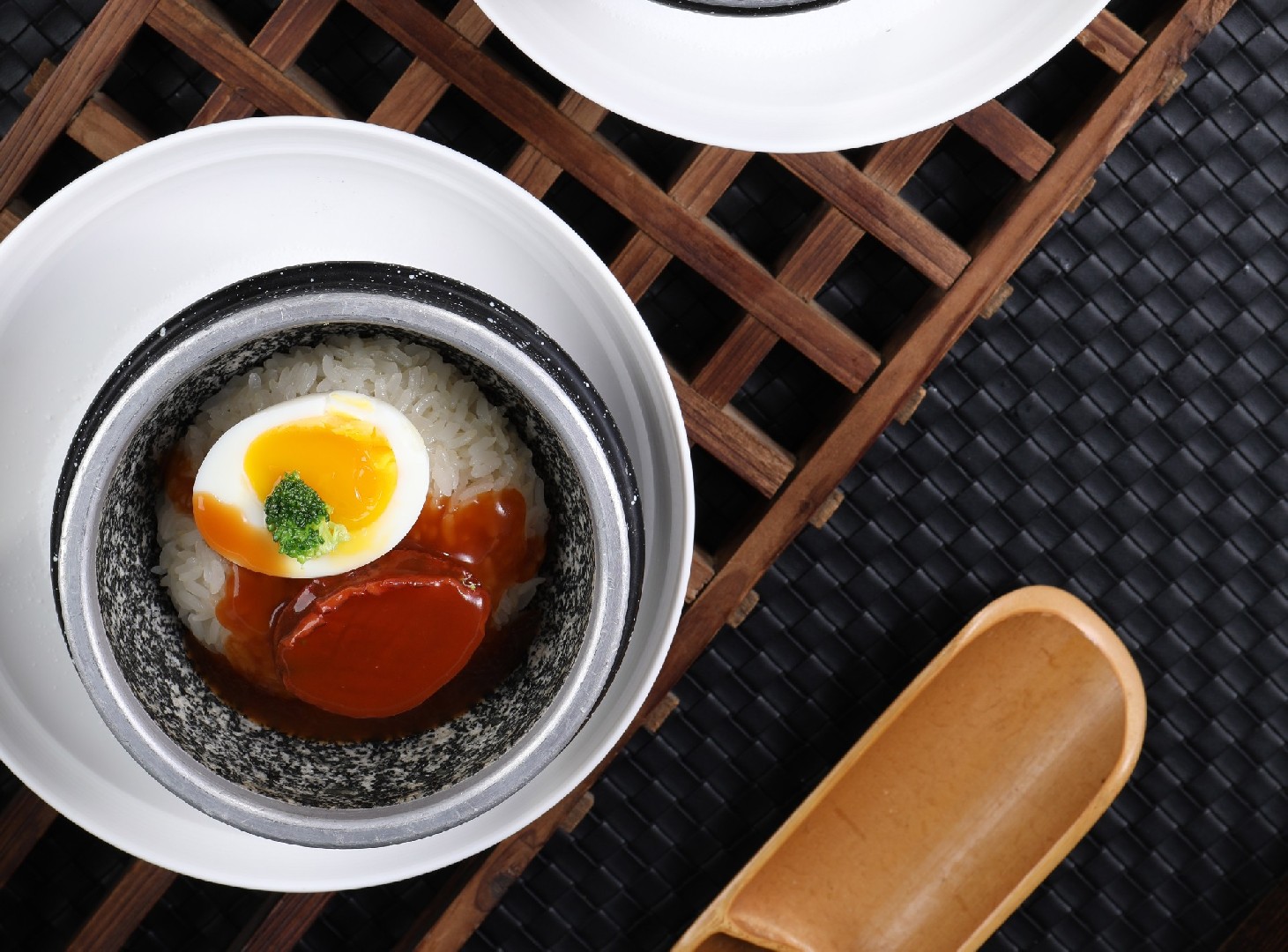 鲍鱼配雪山羊脂米